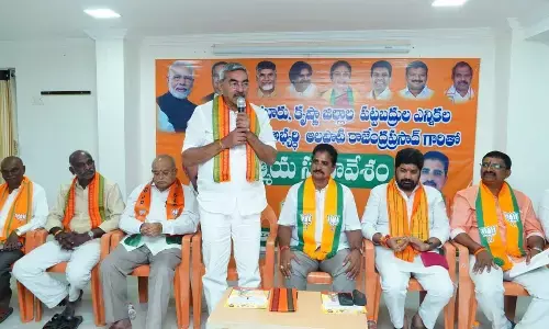 Alapati urges voters to elect him MLC