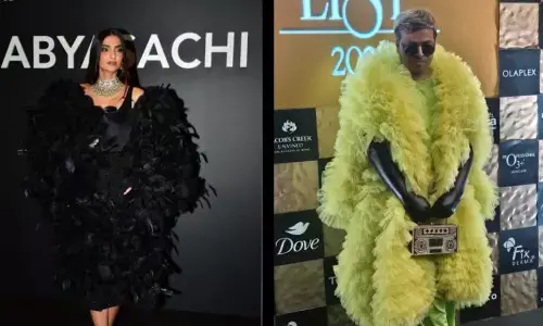Celebrity Stylist Rick Roy Spotted Wearing The Statment Coat Fashion Trend on the Red Carpet After Sonam Kapoor