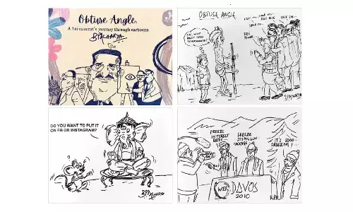 BP Acharya’s ‘Obtuse Angle’ cartoons: A perfect blend of wit and wisdom