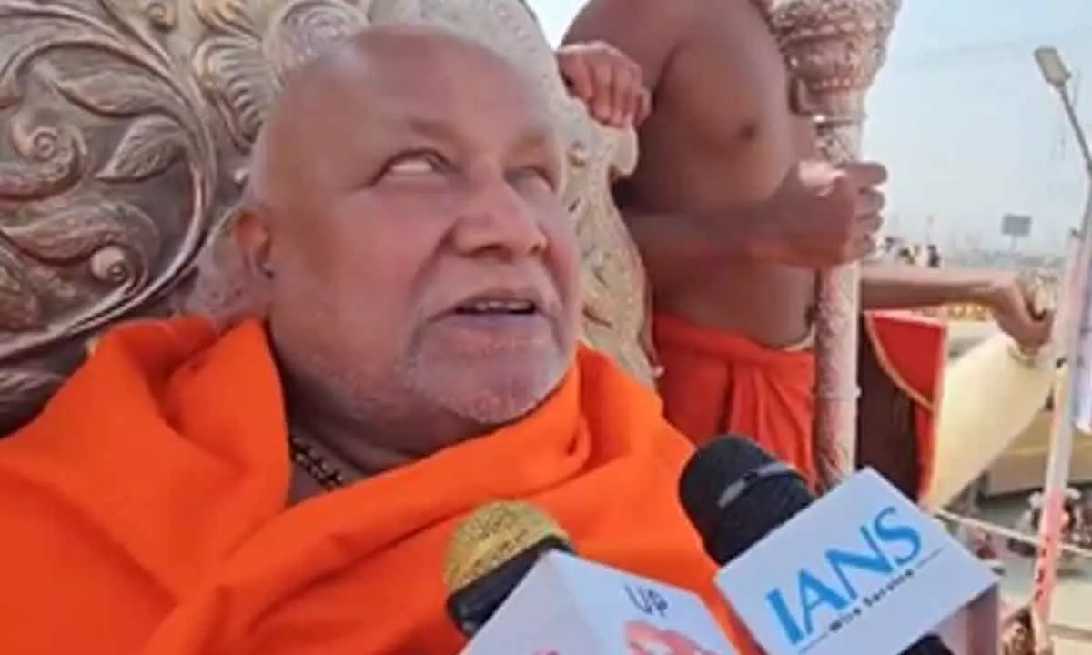 Slight mistake of the people: Jagadguru Rambhadracharya on stampede at Maha Kumbh Slight mistake of the people: Jagadguru Rambhadracharya on stampede at Maha Kumbh