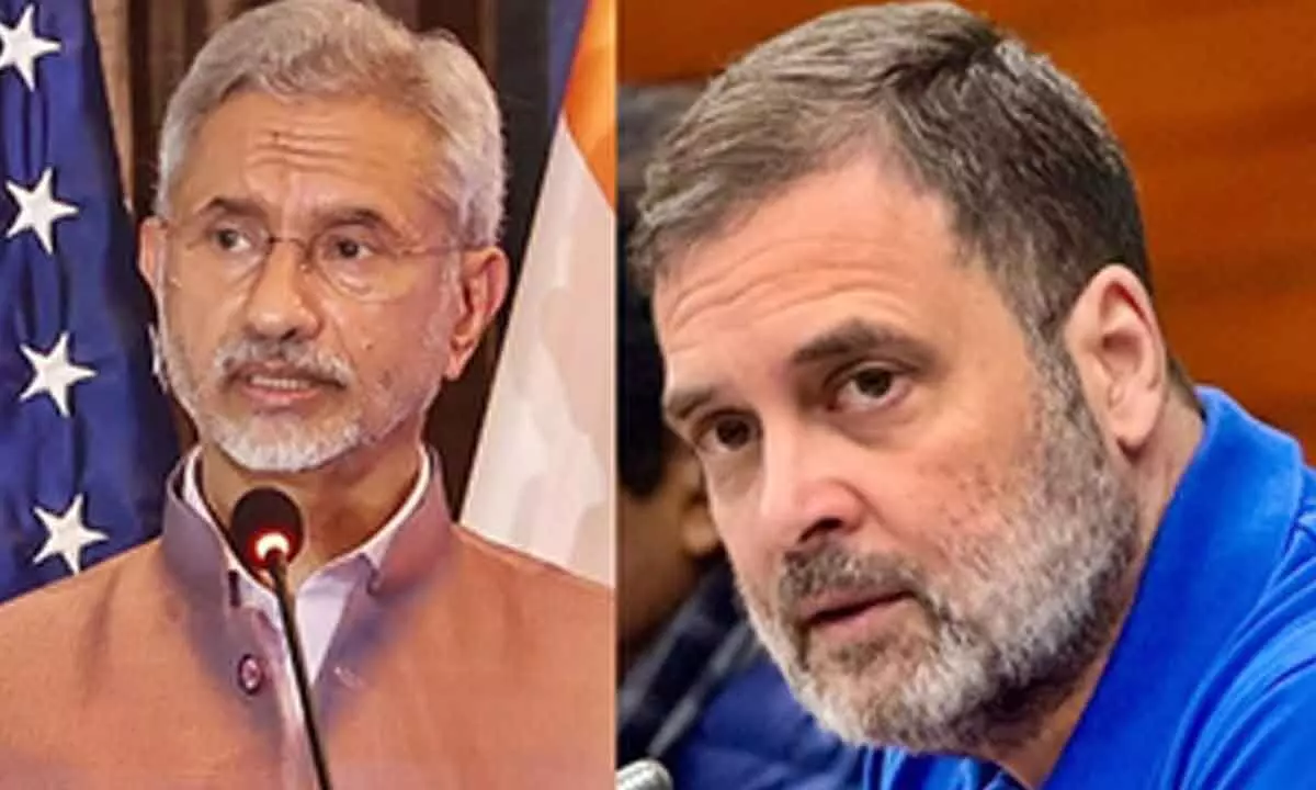 They damage the nation abroad: EAM Jaishankar slams Rahul’s ‘falsehood’ on ‘Trump invite’ claims They damage the nation abroad: EAM Jaishankar slams Rahul’s ‘falsehood’ on ‘Trump invite’ claims