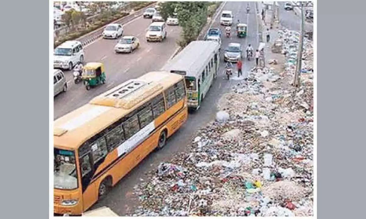 AAP has turned city into dirty slum: BJP AAP has turned city into dirty slum: BJP