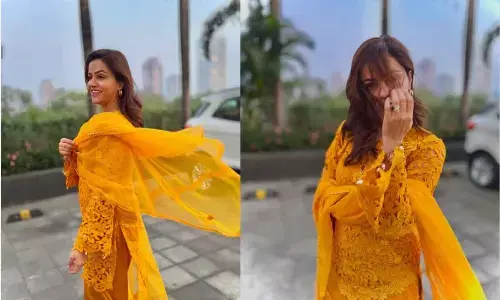 Rubina Dilaik brings out her inner ‘desi girl’ in Indian ensemble