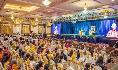 YSS/SRF President and Spiritual Head, Sri Sri Swami Chidananda Giri Delivers an Inspiring Discourse on Kriya Yoga