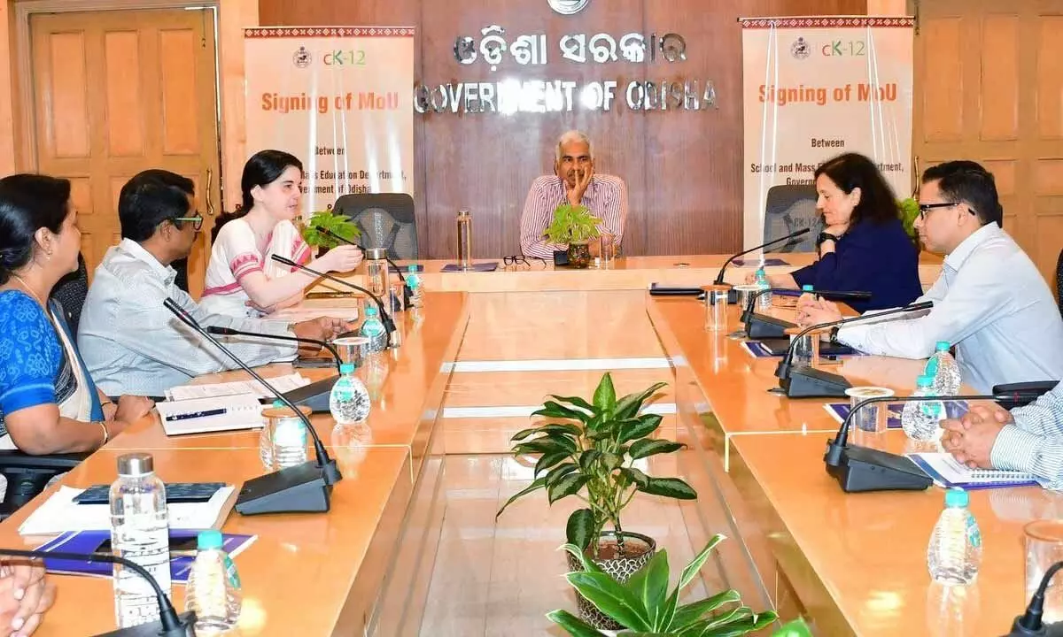 Odisha signs MoU to provide edu resources Odisha signs MoU to provide edu resources