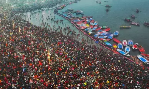 38.29 crores have taken a holy dip in the Kumbha Mela