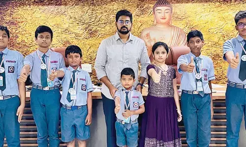 Gitanjali school students excel in CV Raman Olympiad