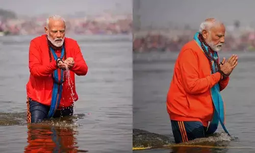 PM Modis Spiritual Experience at Sangam