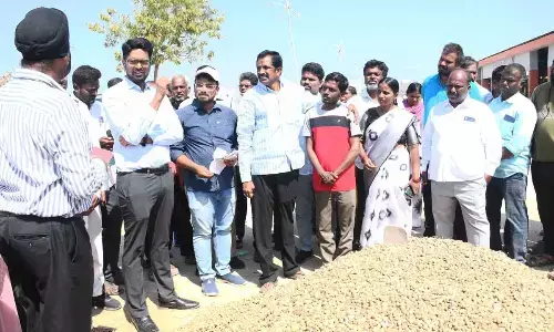 The collector made a surprise visit to the agricultural market yard near Chitya on Wednesday