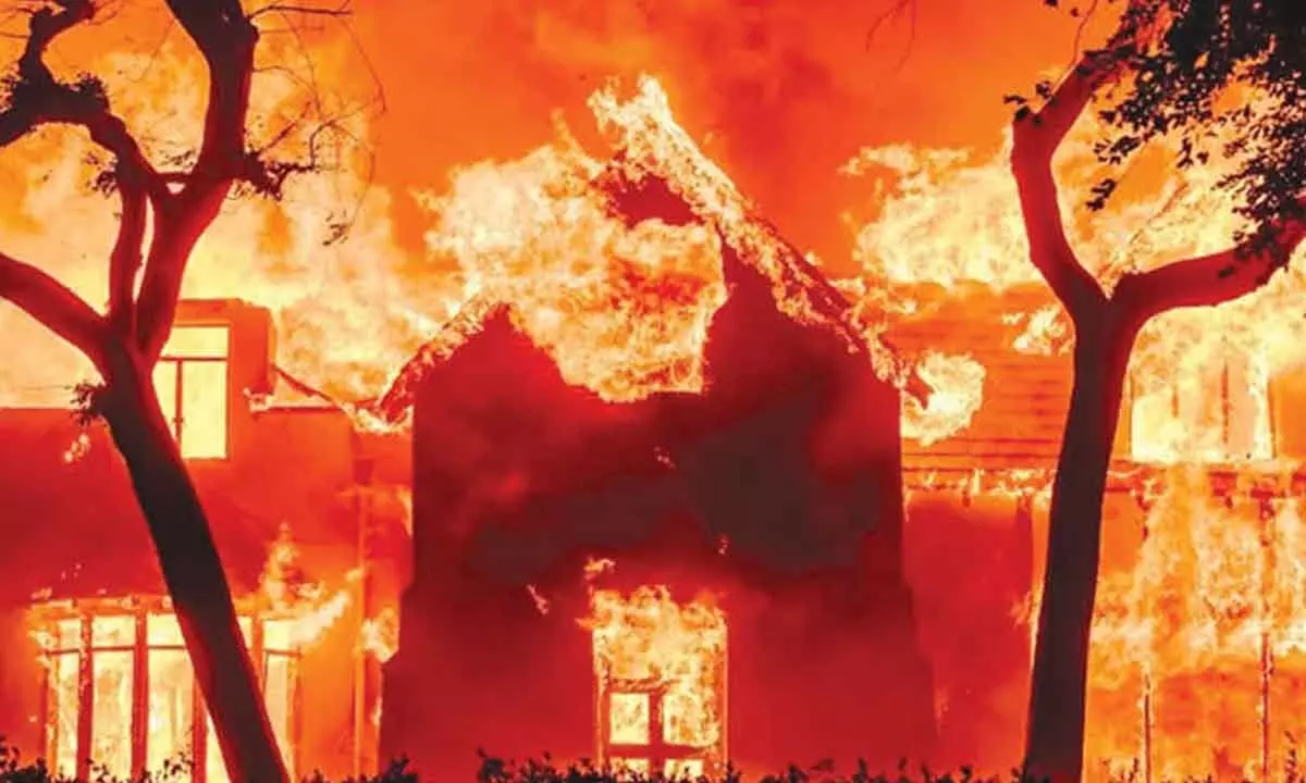 LA fires made 35% more likely by climate crisis LA fires made 35% more likely by climate crisis