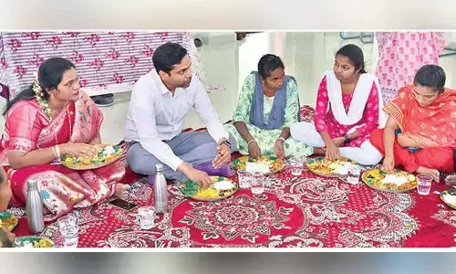 DC inspects vocational training for women