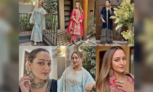 Sonakshi Sinha flaunts her shaadi look in the pink city