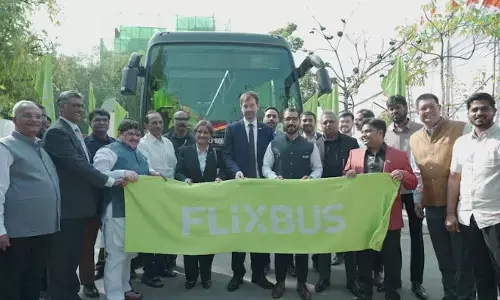 FlixBus India join hands with ETO Motors to launch its 1st electric bus from Hyderabad to Vijayawada