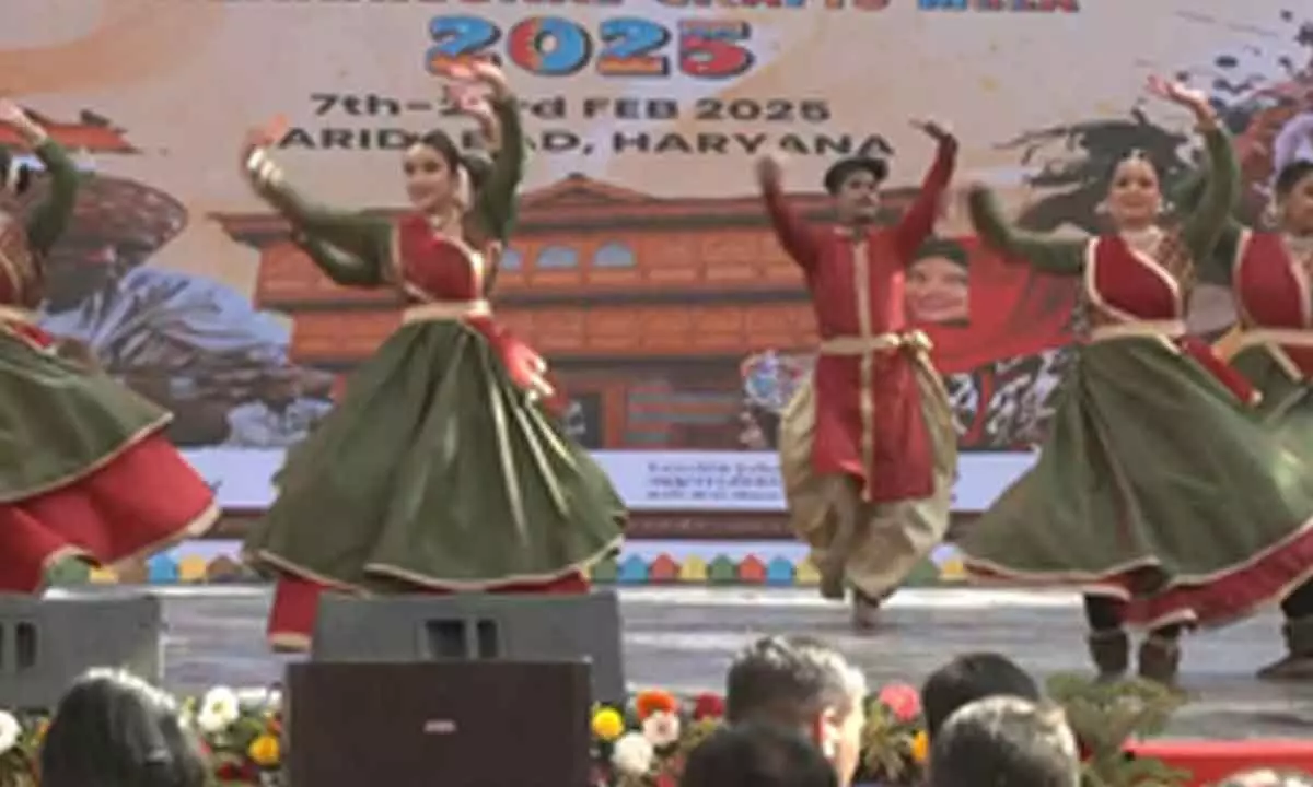 Surajkund International Crafts Mela begins with MP and Odisha named as theme states Surajkund International Crafts Mela begins with MP and Odisha named as theme states