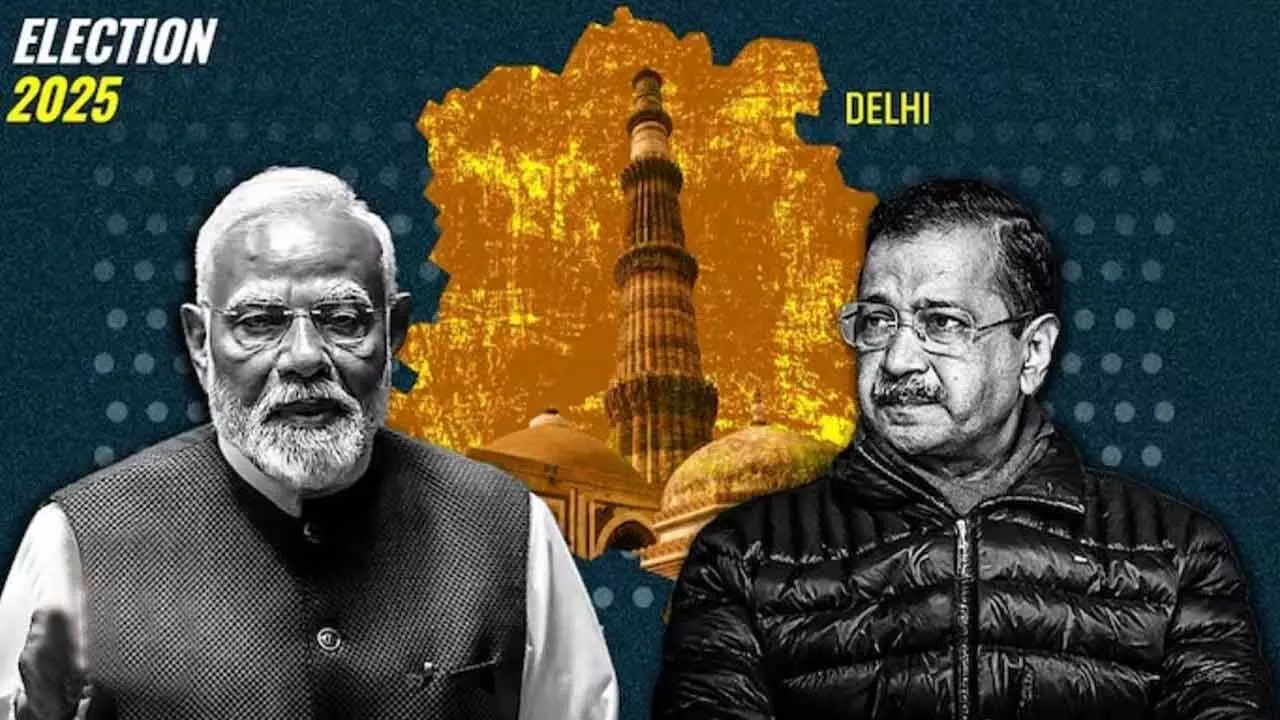 Delhi poll results today: AAP, BJP in intense battle for glory Delhi poll results today: AAP, BJP in intense battle for glory