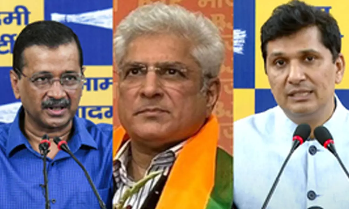 Delhi polls: EC trends show BJP crossing half-way mark, AAP leading in 20 seats