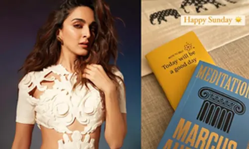 Kiara Advani gives a peek into her ‘Happy Sunday’ reads