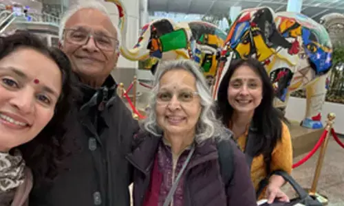 Emotional reunion at Maha Kumbh: Daughters travel from US to fulfil fathers wish of Sangam Snan