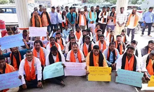 Revolt against Nalgonda dist BJP chief Varshit