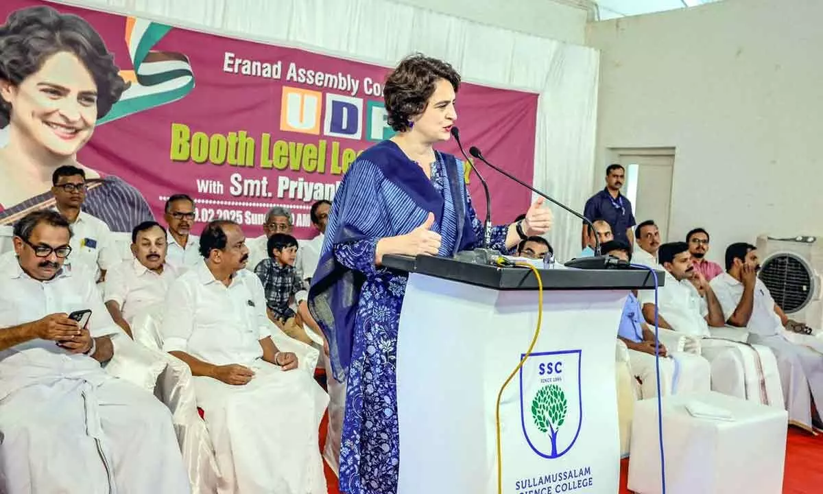 Priyanka Gandhi Urges UDF Workers To Defend Democracy And Constitutional Values In Kerala