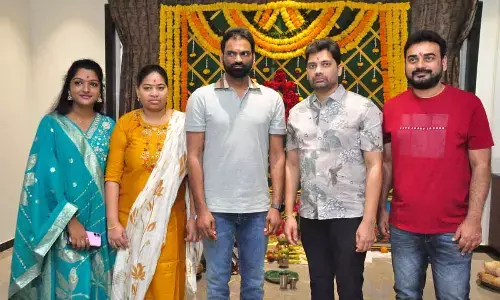 Vikrant Film Creations launches in style; producer Sivakrishna Mandalapuenters Telugu cinema