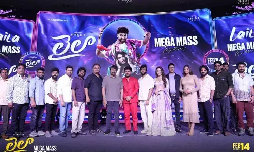 Vishwaksen’s ‘Laila’ generates massive buzz with pre-release event