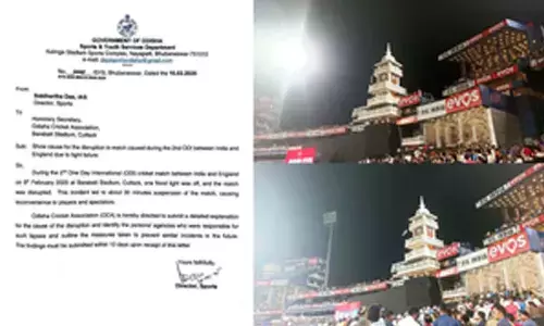 Odisha Cricket Association gets show-cause notice for floodlight failure during Ind vs Eng ODI at Barabati