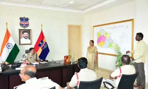 District SP T. Srinivas Rao Addresses Public Grievances in Prajavani Program.