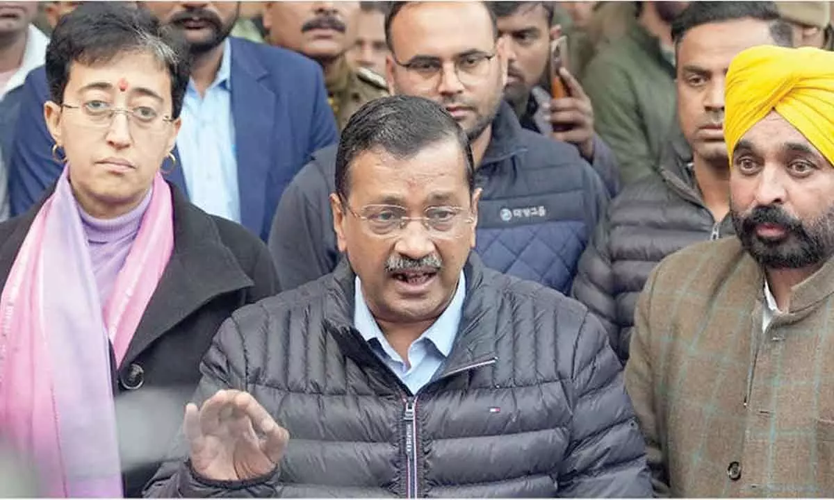 Kejriwal to meet Pb MLAs, Mann today Kejriwal to meet Pb MLAs, Mann today