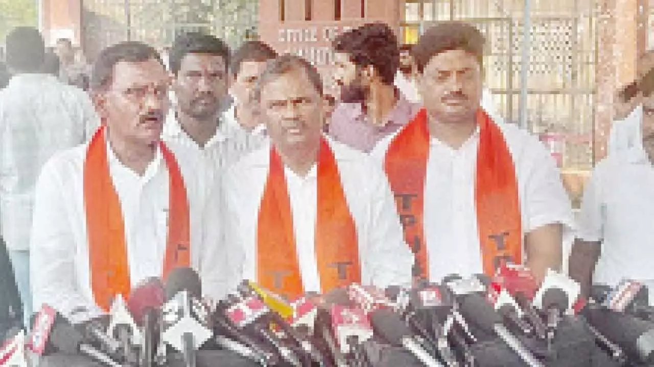 BJP Teachers MLC candidate Komaraiah files nomination BJP Teachers MLC candidate Komaraiah files nomination