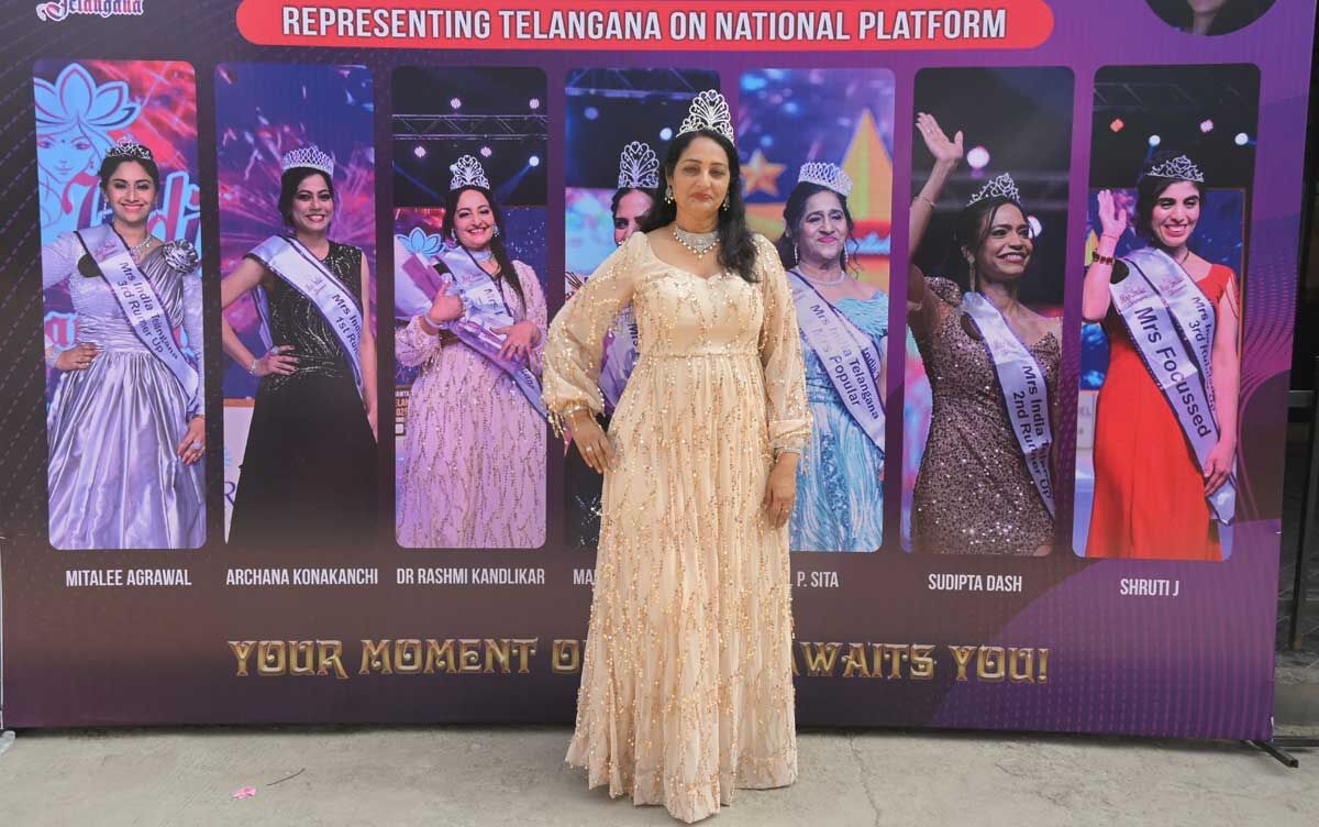 Mrs India Telangana Winners to Represent State on National Platform