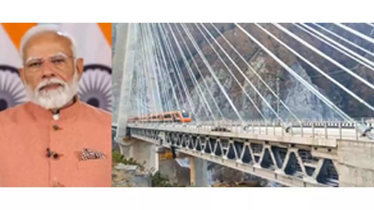 PM Modi to inaugurate train to Valley on Feb 17 PM Modi to inaugurate train to Valley on Feb 17