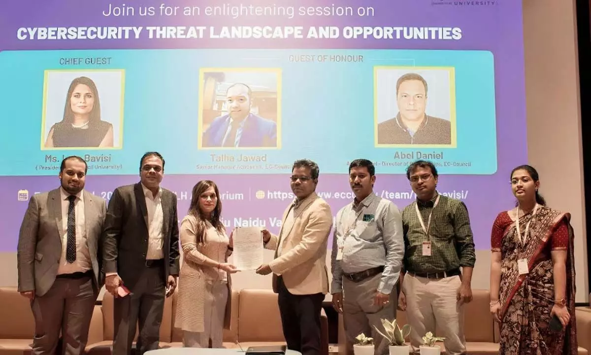 KLH Bachupally Campus Collaborates with EC-Council University to Strengthen Cybersecurity Education KLH Bachupally Campus Collaborates with EC-Council University to Strengthen Cybersecurity Education