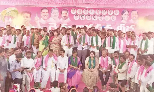 CM foisting false cases against Lagacharla farmers: KTR