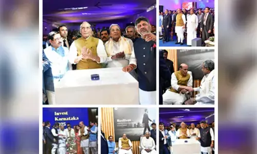 Centre & K’taka working with true spirit of Team India: Rajnath Singh