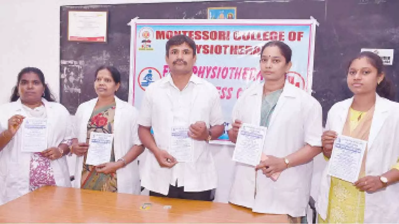 Vijayawada: Free physiotherapy camp from today Vijayawada: Free physiotherapy camp from today