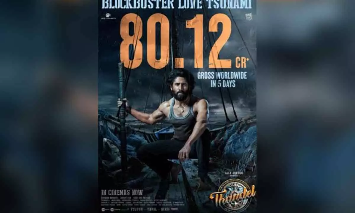 Thandel rakes in Rs. 80 Crore, set to cross Rs. 100 Crore milestone