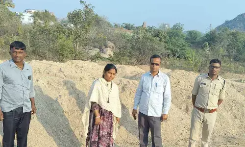 District Officials Crack Down on Illegal Sand Transport in Mahabubnagar