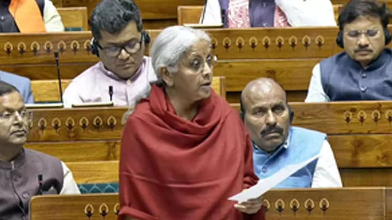 FM Sitharaman to introduce Income Tax Bill today, LS adjourned till 2 pm FM Sitharaman to introduce Income Tax Bill today, LS adjourned till 2 pm