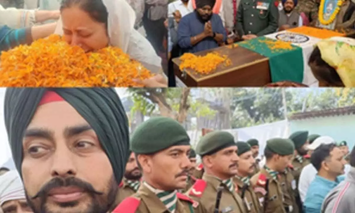 A city mourns: Thousands bid farewell to martyred Captain Karamjit Singh in Hazaribagh A city mourns: Thousands bid farewell to martyred Captain Karamjit Singh in Hazaribagh