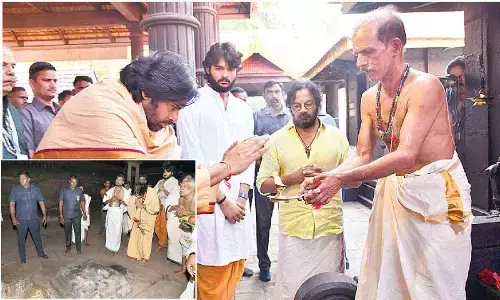 Pawan begins temple tour to Kerala, TN
