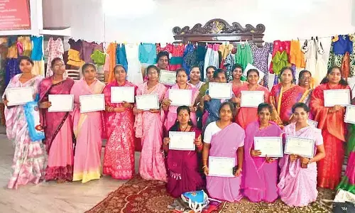 58 women receive free training in tailoring, fashion designing