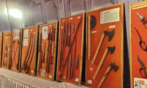 Fete showcasing Shivaji-era weapons draws crowds in Belagavi