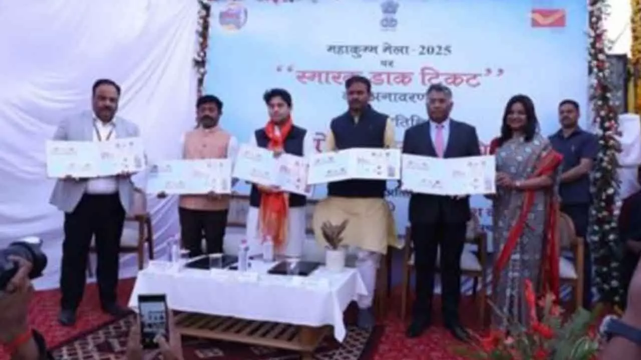 India Post releases commemorative stamps for Mahakumbh-2025