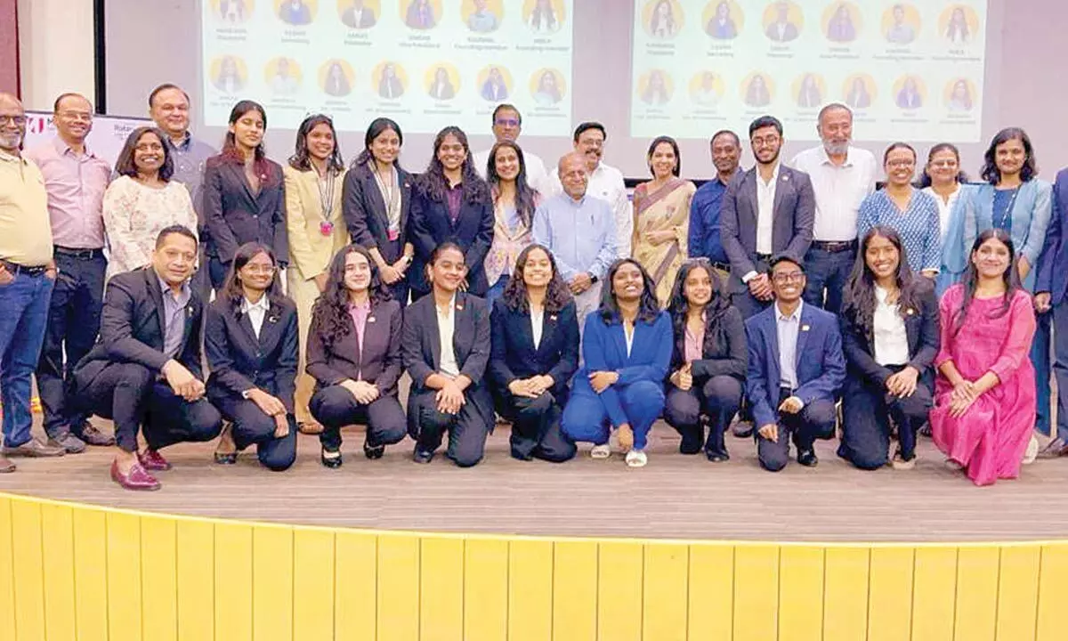 Rotaract Club of Mahindra University Chartered to Empower Young Leaders Rotaract Club of Mahindra University Chartered to Empower Young Leaders