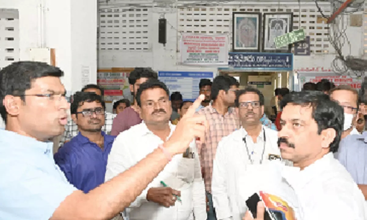 Take up urgent measures to enhance healthcare services: Collector Take up urgent measures to enhance healthcare services: Collector