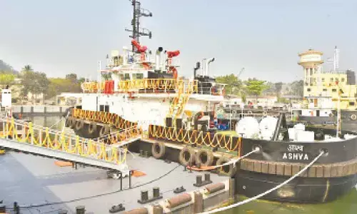 The third 25T Bollard Pull (BP) Tug Ashva inducted at Naval Dockyard in Visakhapatnam
