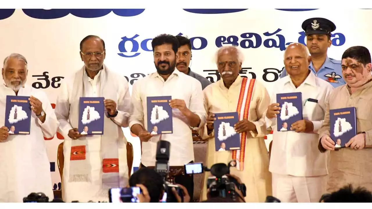 Revanth accuses KCR family of projecting Telangana history in their favour Revanth accuses KCR family of projecting Telangana history in their favour