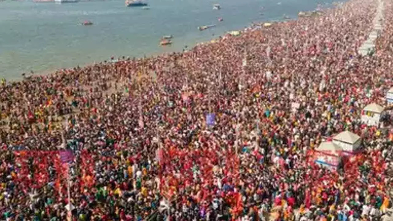 Over 2 lakh devotees experience laser light show Over 2 lakh devotees experience laser light show