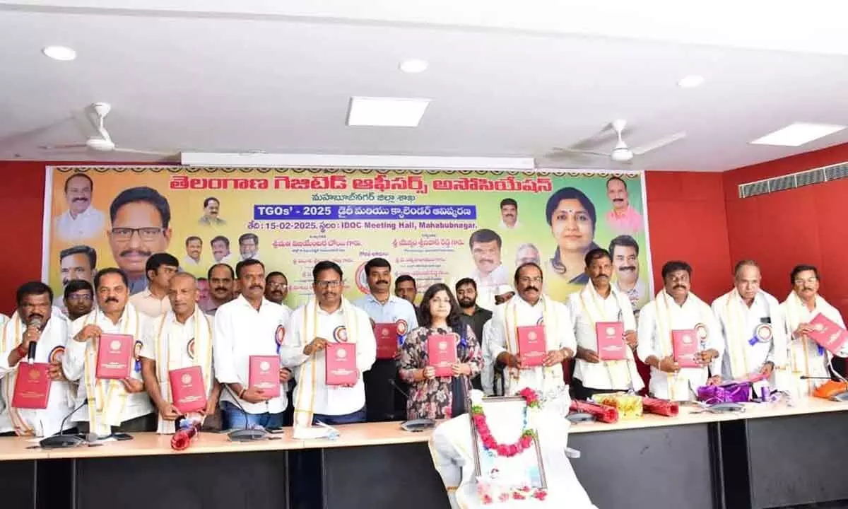 MLA Yennam Srinivas Reddy Unveils TGO Diary, Calls for Employee Unity